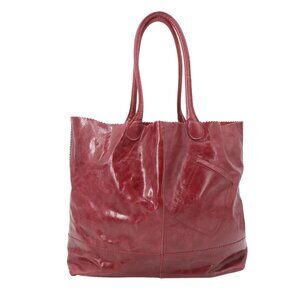 Hobo Rozanne Burgundy Red Leather Tote Bag